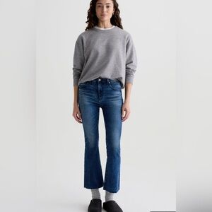 ag jeans farrah boot crop splatter 7 year render bootcut denim size 26